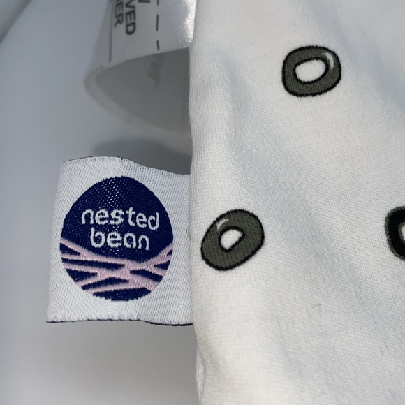 Nested Bean Zen Sack Classic Sleep Sack Bag Size 0-6 Months White Grey Baby - Picture 4 of 7